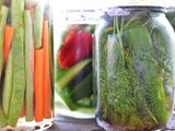Fermented refrigerator pickles