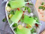 Mojito Popsicle | Mojito Ice Lollies | Summer Coolers