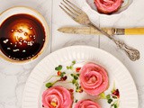 Rose Shaped Dumplings | Chicken Dumplings | Rose Momo | Valentine Day Dumplings