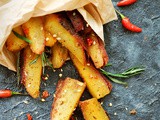 Sweet Potato Wedges | Sweet Potato with Garlic Salt