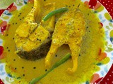 Bhetki macher jhal/seabass or barramundi in mustard sauce