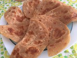 Chinir porota / sugar stuffed flatbread / shakkar bhara hua paratha