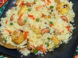 Family winter time vegetables rice