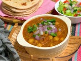 Oil free mutton keema & garbanzo beans curry