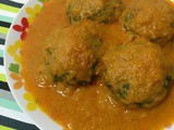 Palak / spinach kofta curry