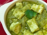 Paneer hara bhara curry