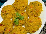 Spiced brown rice patties