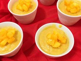 Spiced mango-banana frozen yogurt