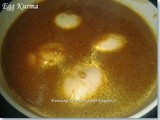 Egg Kurma - North Indian Style