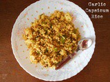 Garlic Capsicum Rice