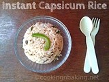 Instant Capsicum Rice