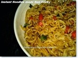 Instant Noodles Made Non Sticky This Way