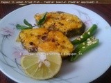 Pepper in Lemon Fried Fish - Toddler Special (Toddler Approved) :)