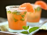 Cocktail hour: pink grapefruit mojito