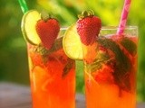 Strawberry mojitos