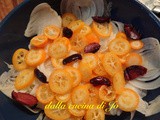 Insalata invernale di finocchi, kumquat e olive di Kalamata