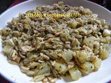 Orzo-pasta risottata con pollo, pesto e patate