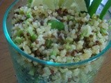 Quinoa e fave in insalata