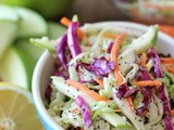 Apple and Poppy Seed Coleslaw #BeatTheHeat #SundaySupper