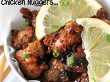 Asian Style Chicken Nuggets with Lemon Glaze