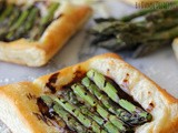 Asparagus Tart with Balsamic Reduction