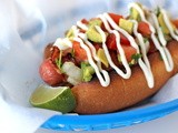 Bacon-Wrapped Sonoran Hot Dog #Sunday Supper