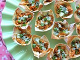 Buffalo Chicken Cups and Giveaway Winner