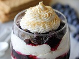 Cheesecake Parfaits with Blueberry Pie Filling