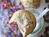 Funfetti Cookies with Chocolate Chunks and a Scharffen Berger Giveaway