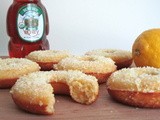 Honey Cornbread Donuts and Mini Muffins with Lemon Sugar Topping