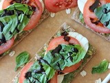 Pesto Caprese Bites with Balsamic Reduction and a Giveaway
