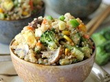 Quinoa Veggie  Fried Rice  and a Giveaway