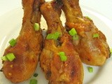 Spicy Citrus Steamed Drumsticks with Cilantro Dipping Sauce