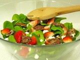 Strawberry Spinach Salad with Poppy Seed Vinaigrette