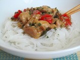 Thai Chicken with Rice Noodles