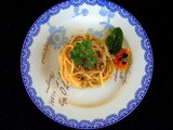 Lo spaghetto con sugo misto di anatra
