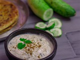 Cucumber Raita | Kheera Raita | Indian Yogurt and Cucumber Salad