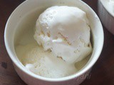 Eggless Vanilla Ice Cream | ice cream maker Recipe