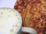 A Diwali breakfast of courgette and butternut squash savoury gram flour pancakes with a honey and mustard yoghurt dressing – recipes vegetarian