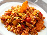 Mexican-Indian corn chaat