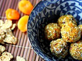 Spiced Apricot, nut and Kellogg’s Special k snack Balls