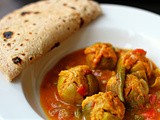 Stuffed Brussels sprouts curry