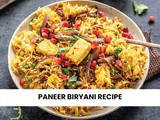 Paneer (Cheese) biryani recipe