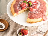 Almond Flour Cake with Strawberry Jam Topping