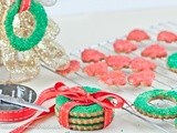 Edible Christmas Decorations: Christmas Wreath Cookies
