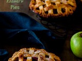 Individual Apple & Rhubarb Pies