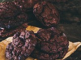 Smoked Sea Salt Flourless Chocolate Cookies {gluten free}