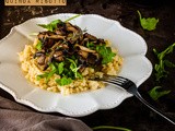 Thyme and Mushroom Quinoa Risotto {vegan and gluten free}