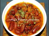 Rajma  / Red Kidney Beans Curry