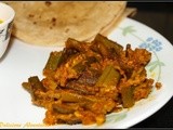 Stuffed Bhindi / Ladyfingers / Okra (Bharli Bhendi)